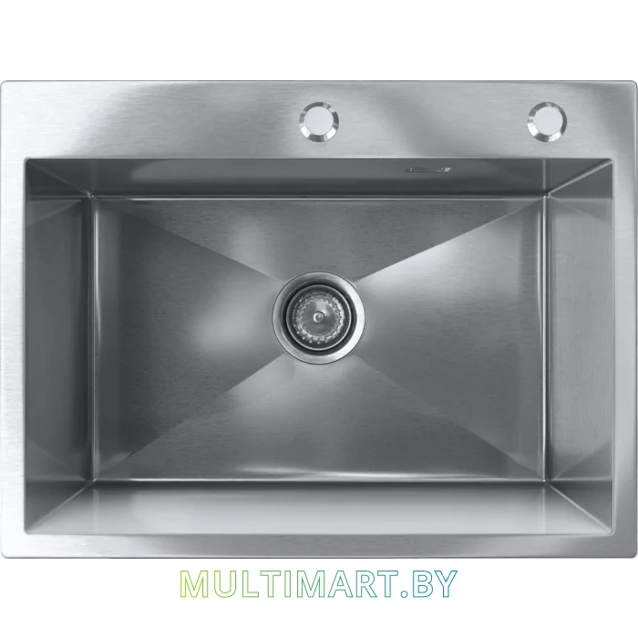 Кухонная мойка Ulgran Steel 60x45 (брашированная сталь)